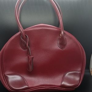 Focus Paris Red Leather handbag
